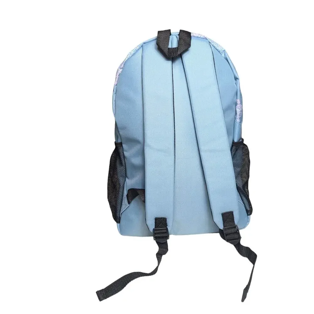 Ivory Ella by Conair Backpack Lovey Paisley Print Slate Blue and Pink New